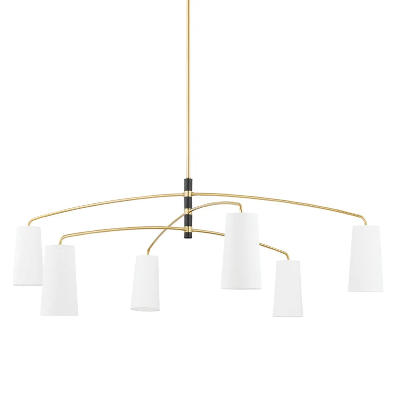 Mini Chandeliers for Adding Charm to Small SpacesMini Chandeliers for Adding Charm to Small SpacesMitzi Evelyn H612806-AGB/SBK Chandelier Light - Aged Brass/Soft Black