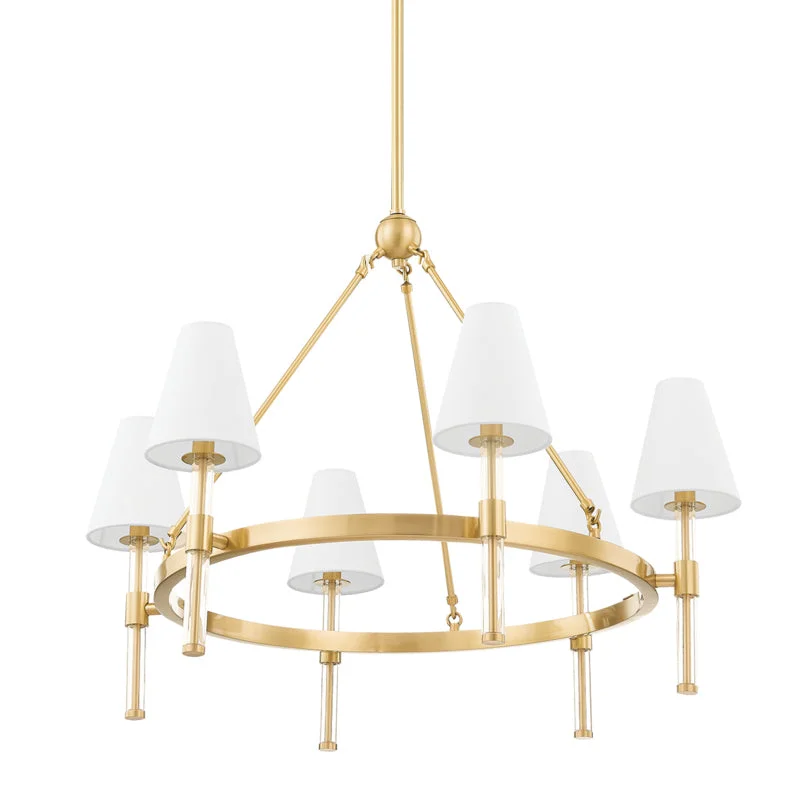 Mid - Century Modern Chandeliers for Vintage AppealMid - Century Modern Chandeliers for Vintage AppealMitzi Janelle H630806-AGB Chandelier Light - Aged Brass