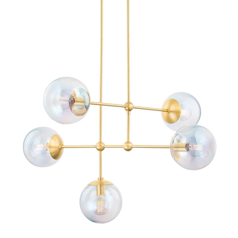 Chandeliers with Multiple Lights for Maximum IlluminationChandeliers with Multiple Lights for Maximum IlluminationMitzi Ophelia H726805-AGB Chandelier Light - Aged Brass
