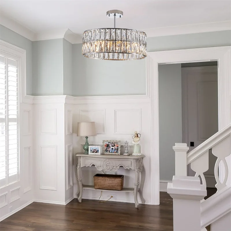 Large Chandeliers for Grand Halls and FoyersLarge Chandeliers for Grand Halls and FoyersModern Crystal Drum Chandelier