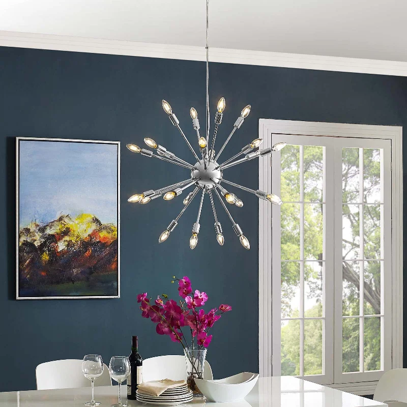 Chandeliers with Murano Glass for a High - End Artistic TouchChandeliers with Murano Glass for a High - End Artistic TouchGamut Metal Chandelier By Modway - EEI-2886