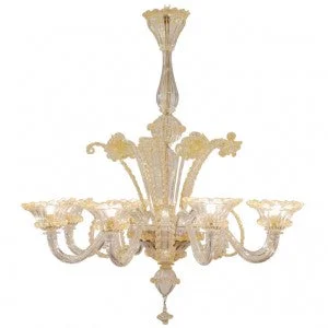 Chandeliers for Living Rooms to Create a Focal PointChandeliers for Living Rooms to Create a Focal PointMurano Crystal & Amber Glass Chandelier