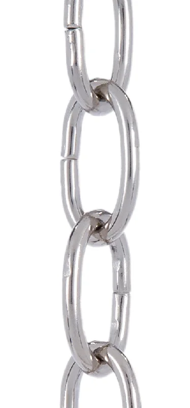 Chandeliers with Sputnik - Style Design for a Futuristic VibeChandeliers with Sputnik - Style Design for a Futuristic VibeNickel Plated 5 Gauge Straight Sided Oval Chain