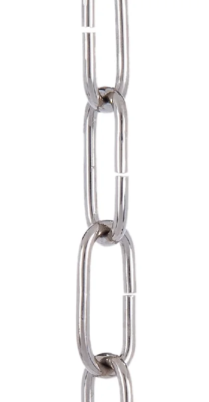 Minimalist Chandeliers for Sleek and Simple InteriorsMinimalist Chandeliers for Sleek and Simple InteriorsNickel Plated 8 Gauge Straight Sided Oval Chain