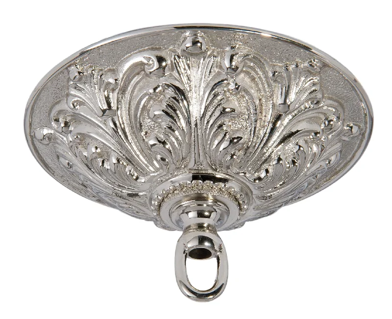 Chandeliers for Dining Rooms to Set the Mood for MealsChandeliers for Dining Rooms to Set the Mood for MealsNickel Plated Finish Cast Brass Screw Collar Canopy Kit