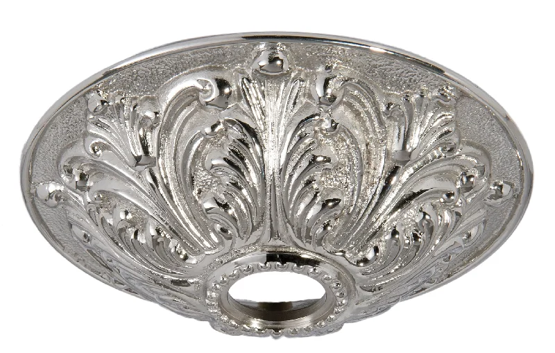 Ceiling - Mounted Chandeliers for Standard CeilingsCeiling - Mounted Chandeliers for Standard CeilingsNickel Plated Finish Cast Brass Screw Collar Canopy
