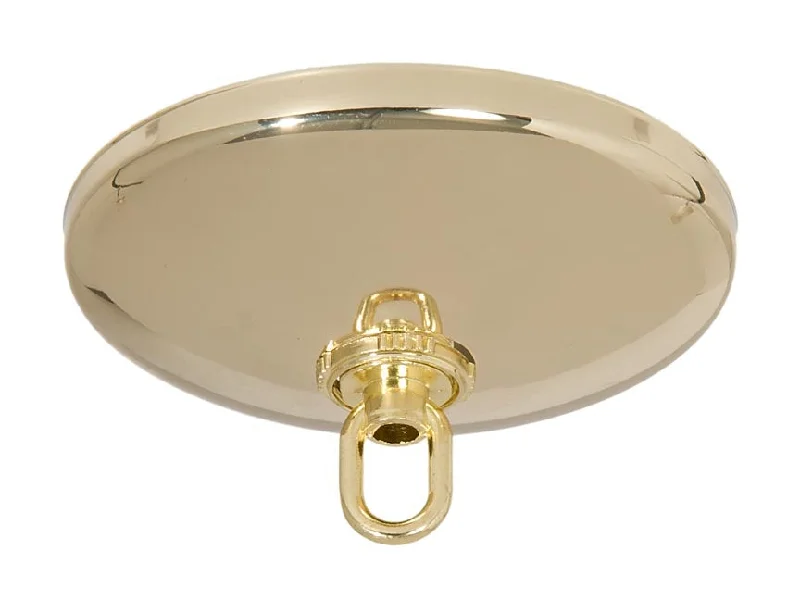 Chandeliers with Adjustable Arms for Directional LightingChandeliers with Adjustable Arms for Directional LightingPolished Brass Screw Collar Canopy Kits