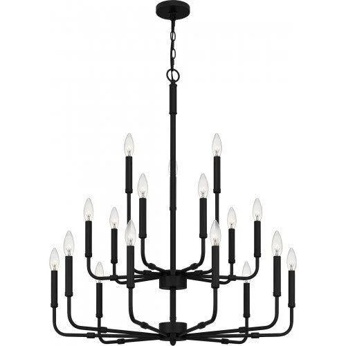 Chandeliers with Clear Crystal for a Sparkling EffectChandeliers with Clear Crystal for a Sparkling EffectAbner 18-Light Chandelier