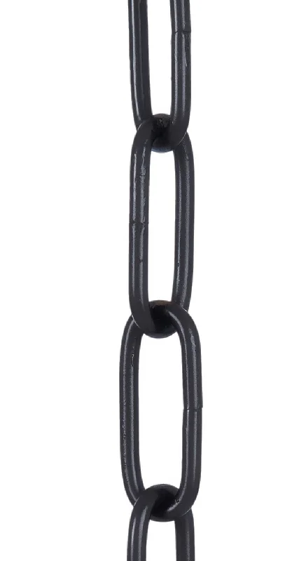 Incandescent Chandeliers for a Warm and Traditional GlowIncandescent Chandeliers for a Warm and Traditional GlowSatin Black 6 Gauge Straight Sided Oval Chain