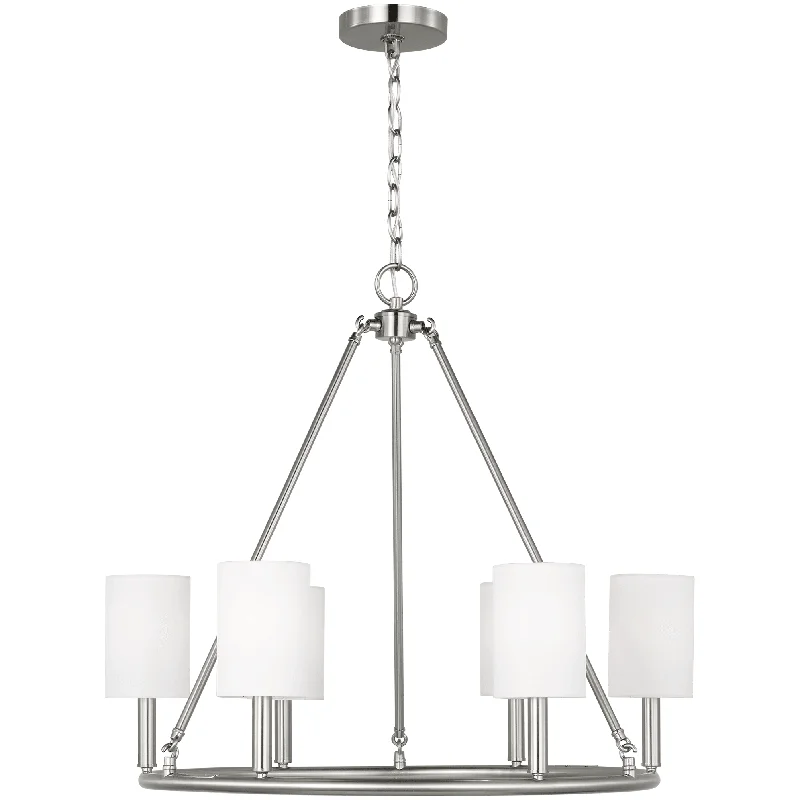 Chandeliers with Candle - Style Bulbs for a Classic AestheticChandeliers with Candle - Style Bulbs for a Classic AestheticEgmont 6-Light Large Chandelier
