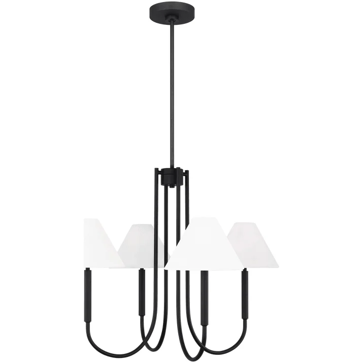 Chandeliers with Adjustable Arms for Directional LightingChandeliers with Adjustable Arms for Directional LightingPorteau 4-Light Medium Chandelier