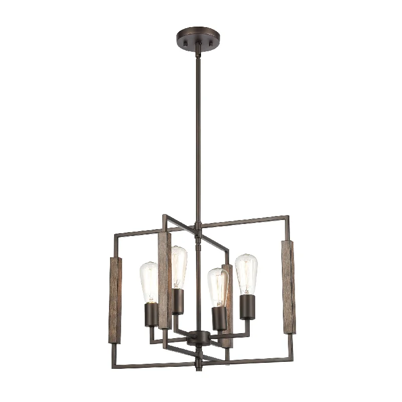 Oversized Chandeliers as a Statement Piece in Living RoomsOversized Chandeliers as a Statement Piece in Living RoomsZinger Chandelier in Oil Rubbed Bronze and Aspen by ELK Lighting