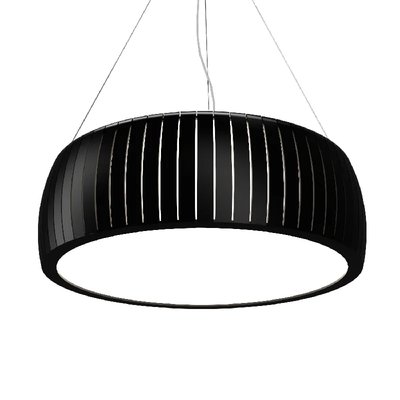 Glass Ceiling Lights with Frosted, Colored, or Etched GlassGlass Ceiling Lights with Frosted, Colored, or Etched GlassAccord Barrel 1111.02 Pendant Light - Matta Black
