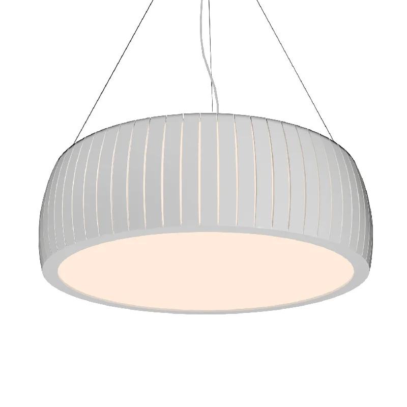 Art Nouveau Ceiling Lights with Organic, Flowing ShapesArt Nouveau Ceiling Lights with Organic, Flowing ShapesAccord Barrel 1111.07 Pendant Light - White