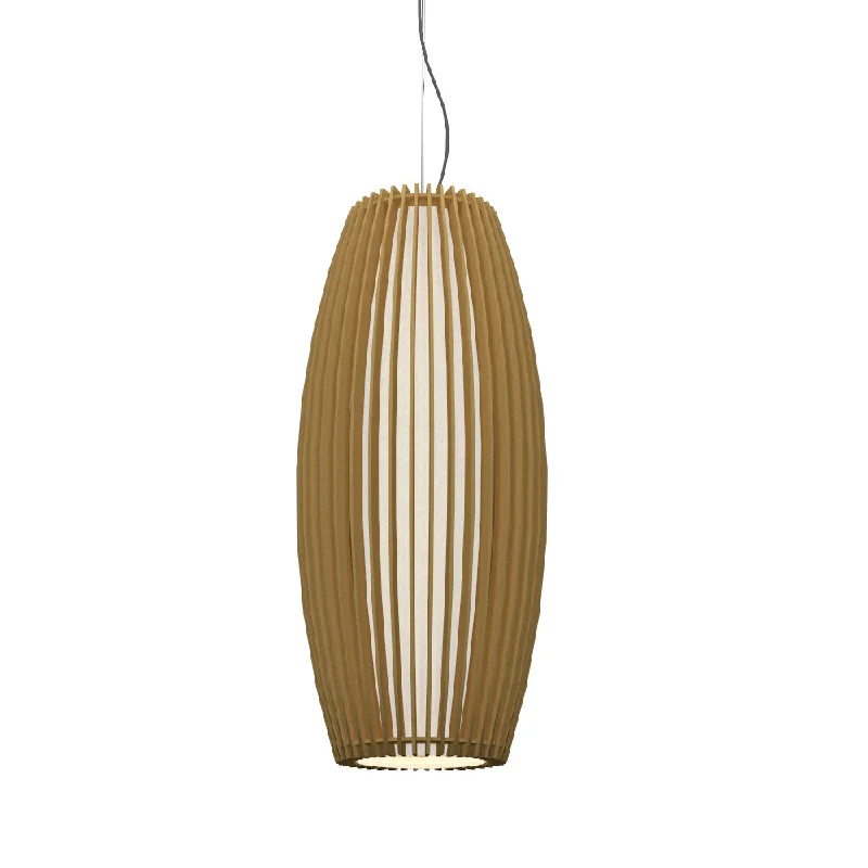 African - Inspired Ceiling Lights with Tribal Patterns and Natural MaterialsAfrican - Inspired Ceiling Lights with Tribal Patterns and Natural MaterialsAccord Stecche Di Legno 1139.38 Pendant Light - Pale Gold