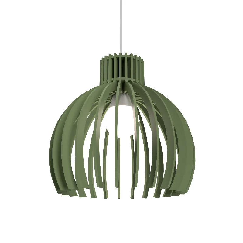 Bohemian Ceiling Lights with Beads, Tassels, and Colorful GlassBohemian Ceiling Lights with Beads, Tassels, and Colorful GlassAccord Stecche Di Legno 1180.30 Pendant Light - Olive Green