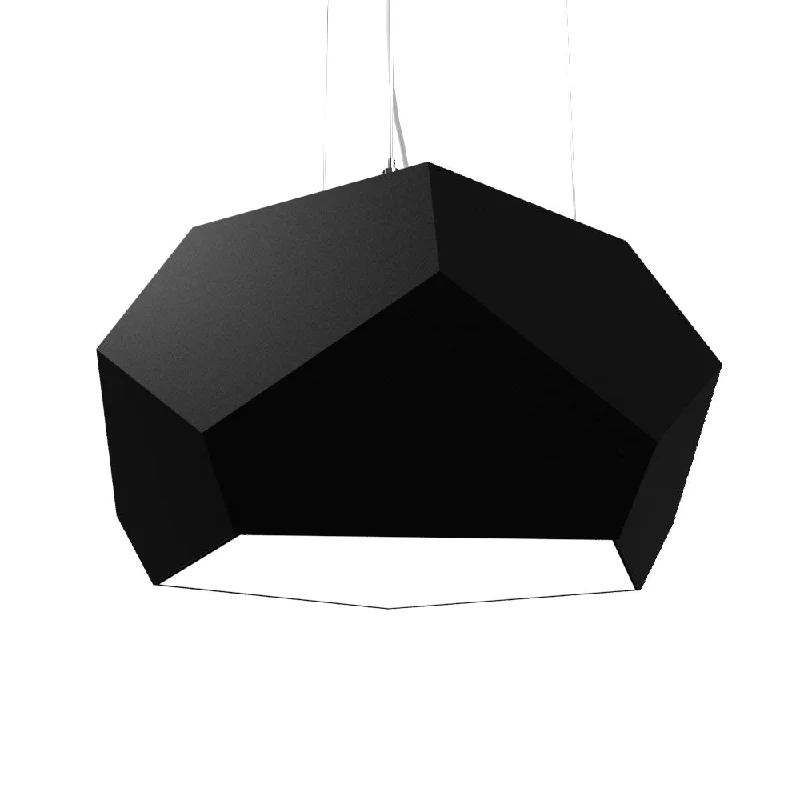 Scandinavian Style Ceiling Lights with Light Wood AccentsScandinavian Style Ceiling Lights with Light Wood AccentsAccord Facet 1227.02 Pendant Light - Matta Black