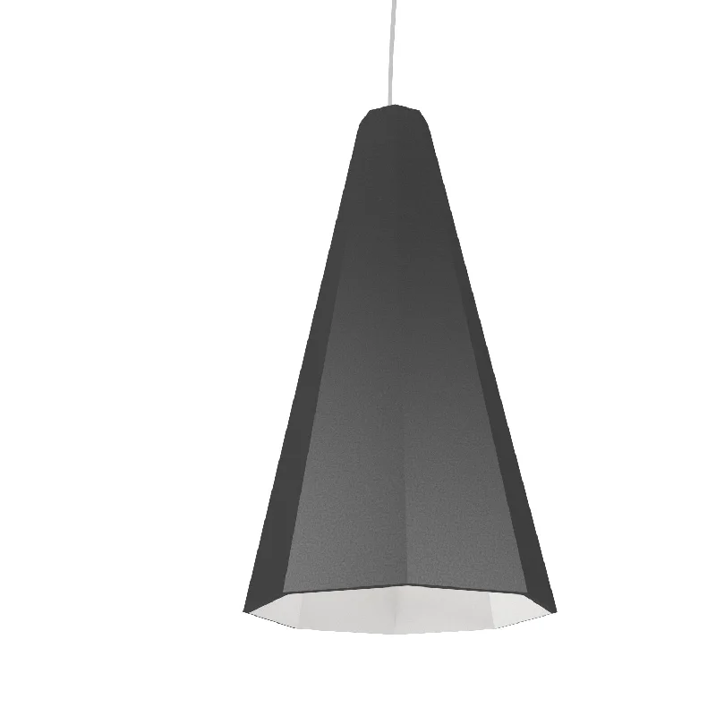 Mediterranean - Style Ceiling Lights with Terra - Cotta and Ceramic DetailsMediterranean - Style Ceiling Lights with Terra - Cotta and Ceramic DetailsAccord Facet 1231.39 Pendant Light - Lead Grey