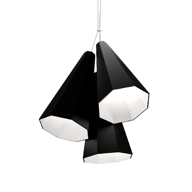 Chinese - Style Ceiling Lights with Red Lantern - Inspired DesignsChinese - Style Ceiling Lights with Red Lantern - Inspired DesignsAccord Facet 1232.02 Pendant Light - Matta Black