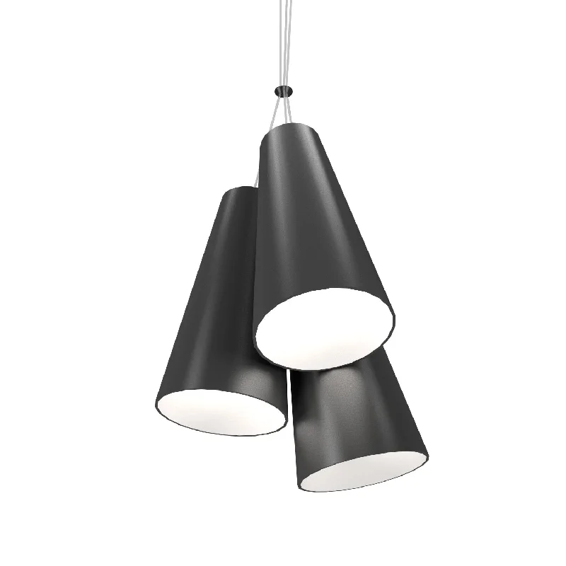 Contemporary Ceiling Lights with Unique, Abstract ShapesContemporary Ceiling Lights with Unique, Abstract ShapesAccord Conical 1234.39 Pendant Light - Lead Grey