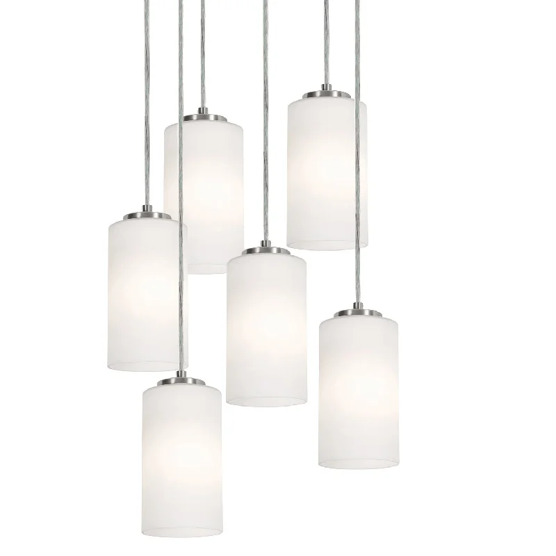 Contemporary Ceiling Lights with Unique, Abstract ShapesContemporary Ceiling Lights with Unique, Abstract ShapesSix Light Pendant