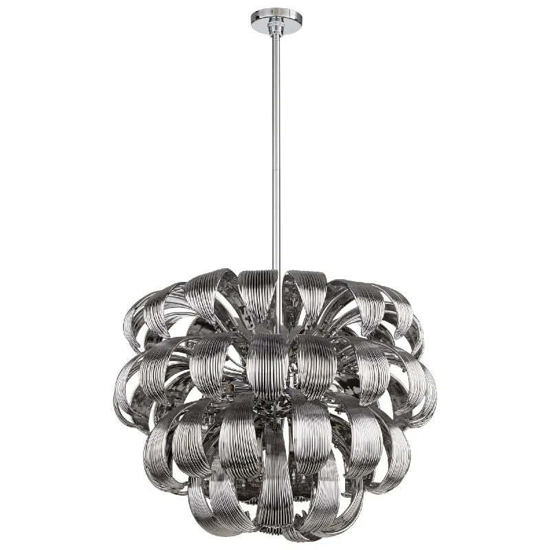 Bohemian Ceiling Lights with Beads, Tassels, and Colorful GlassBohemian Ceiling Lights with Beads, Tassels, and Colorful GlassCyan Design 06591 Day Lily Eight Light Pendant