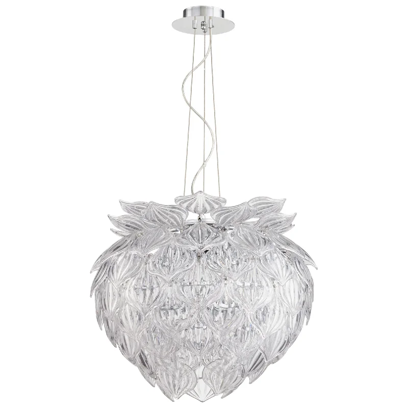 African - Inspired Ceiling Lights with Tribal Patterns and Natural MaterialsAfrican - Inspired Ceiling Lights with Tribal Patterns and Natural MaterialsCyan Design 06796 Okey Dokey Nine Light Pendant