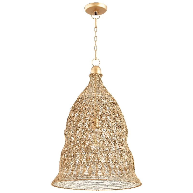 African - Inspired Ceiling Lights with Tribal Patterns and Natural MaterialsAfrican - Inspired Ceiling Lights with Tribal Patterns and Natural MaterialsCyan Design 10753 Iron Elvia Pendant