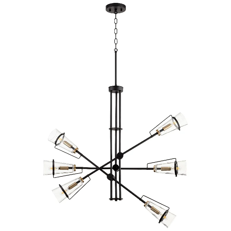African - Inspired Ceiling Lights with Tribal Patterns and Natural MaterialsAfrican - Inspired Ceiling Lights with Tribal Patterns and Natural MaterialsCyan Design 10901 Iron/Glass Lyra Pendant