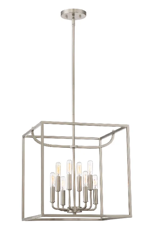 Metal Ceiling Lights in Brass, Copper, Stainless Steel, and IronMetal Ceiling Lights in Brass, Copper, Stainless Steel, and IronDesigners Fountain Uptown 88458-SP Pendant Light - Satin Platinum