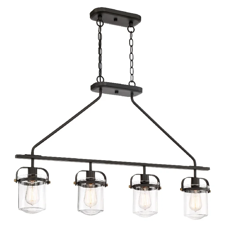 Tropical - Themed Ceiling Lights with Palm - Leaf Shapes and Rattan WrapsTropical - Themed Ceiling Lights with Palm - Leaf Shapes and Rattan WrapsDesigners Fountain Jaxon 90638-ORB Pendant Light - Oil Rubbed Bronze