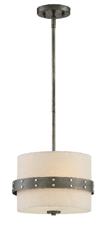 Crystal Ceiling Lights with High - Quality Swarovski CrystalsCrystal Ceiling Lights with High - Quality Swarovski CrystalsDesigners Fountain Garrett 92430-WI Pendant Light - Weathered Iron