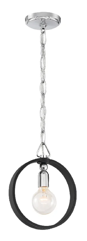 Art Deco Ceiling Lights with Geometric Patterns and Metallic FinishesArt Deco Ceiling Lights with Geometric Patterns and Metallic FinishesDesigners Fountain Huxton 93430-BK Pendant Light - Black