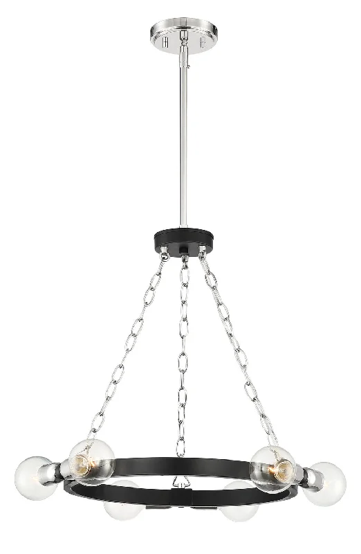 Metal Ceiling Lights in Brass, Copper, Stainless Steel, and IronMetal Ceiling Lights in Brass, Copper, Stainless Steel, and IronDesigners Fountain Huxton 93486-BK Pendant Light - Black