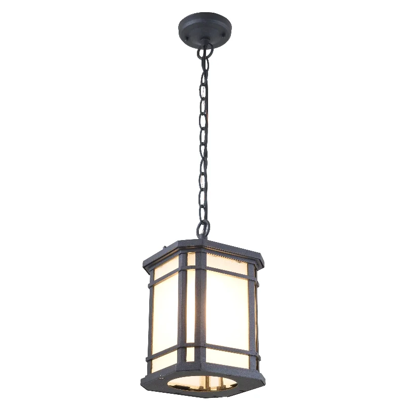 Gothic Ceiling Lights with Dark Metalwork and Pointed ArchesGothic Ceiling Lights with Dark Metalwork and Pointed ArchesCardiff Outdoor Pendant