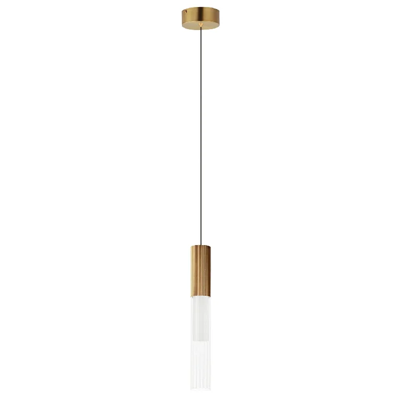 Metal Ceiling Lights in Brass, Copper, Stainless Steel, and IronMetal Ceiling Lights in Brass, Copper, Stainless Steel, and IronReeds LED Pendant