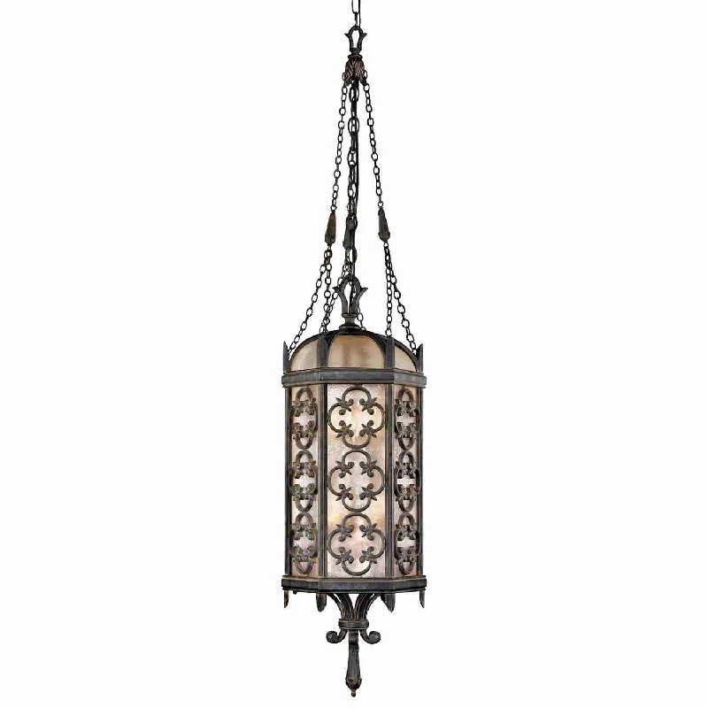 Industrial Style Ceiling Lights with Exposed Bulbs and Metal CagesIndustrial Style Ceiling Lights with Exposed Bulbs and Metal CagesCosta del Sol Outdoor Pendant