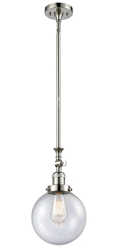 Bohemian Ceiling Lights with Beads, Tassels, and Colorful GlassBohemian Ceiling Lights with Beads, Tassels, and Colorful GlassOne Light Mini Pendant