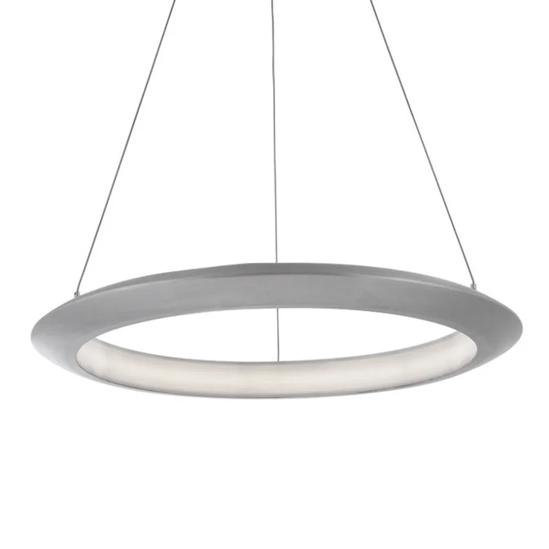 Glass Ceiling Lights with Frosted, Colored, or Etched GlassGlass Ceiling Lights with Frosted, Colored, or Etched GlassModern Forms PD-55024-35 The Ring 1-lt 24" LED Pendant, 3500K