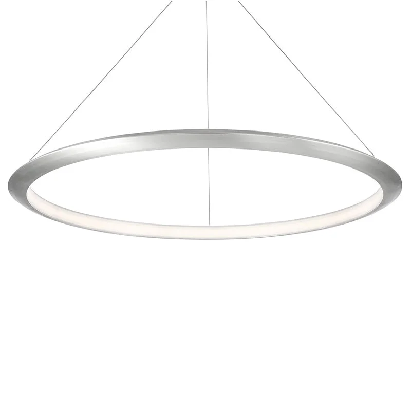 Japanese - Inspired Ceiling Lights with Shoji - Screen - like DiffusersJapanese - Inspired Ceiling Lights with Shoji - Screen - like DiffusersModern Forms PD-55048-27 The Ring 1-lt 48" LED Pendant, 2700K