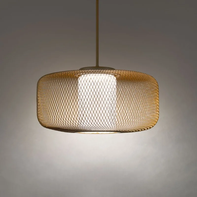 Glass Ceiling Lights with Frosted, Colored, or Etched GlassGlass Ceiling Lights with Frosted, Colored, or Etched GlassSchonbek S7822 Kodo 1-lt 22" LED Pendant