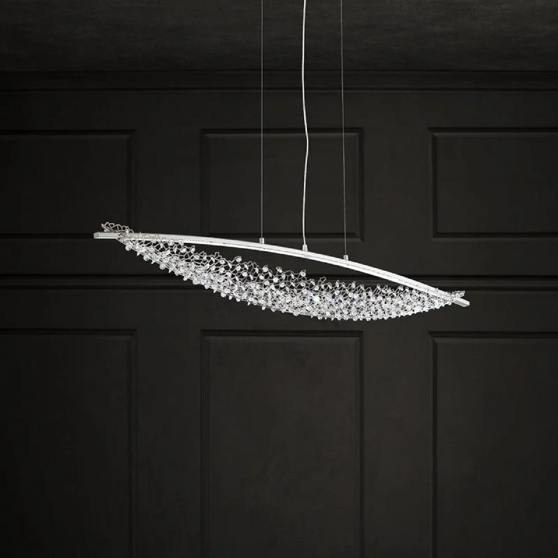 Contemporary Ceiling Lights with Unique, Abstract ShapesContemporary Ceiling Lights with Unique, Abstract ShapesSchonbek SHK300N Amaca 52" LED Linear Pendant