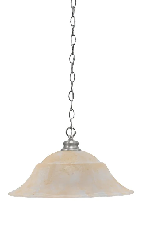 Scandinavian Style Ceiling Lights with Light Wood AccentsScandinavian Style Ceiling Lights with Light Wood AccentsToltec Chain 92-BN-53813 Pendant Light - Brushed Nickel