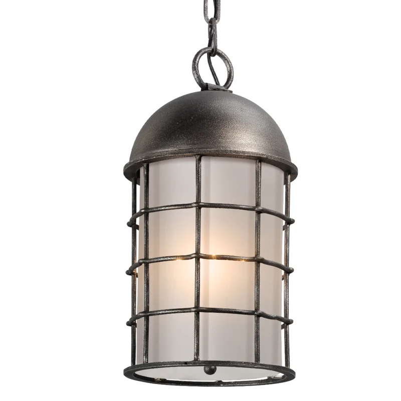 Tropical - Themed Ceiling Lights with Palm - Leaf Shapes and Rattan WrapsTropical - Themed Ceiling Lights with Palm - Leaf Shapes and Rattan WrapsCharlemagne Outdoor Pendant