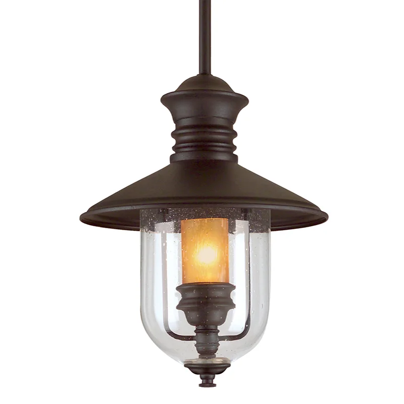 Bohemian Ceiling Lights with Beads, Tassels, and Colorful GlassBohemian Ceiling Lights with Beads, Tassels, and Colorful GlassOld Town Outdoor Pendant
