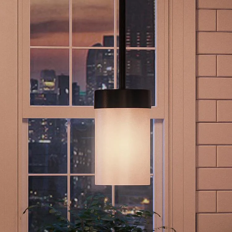 Japanese - Inspired Ceiling Lights with Shoji - Screen - like DiffusersJapanese - Inspired Ceiling Lights with Shoji - Screen - like DiffusersUHP2308 Transitional Pendant Light, 7" x 3-7/8", Midnight Black Finish, Madison Collection