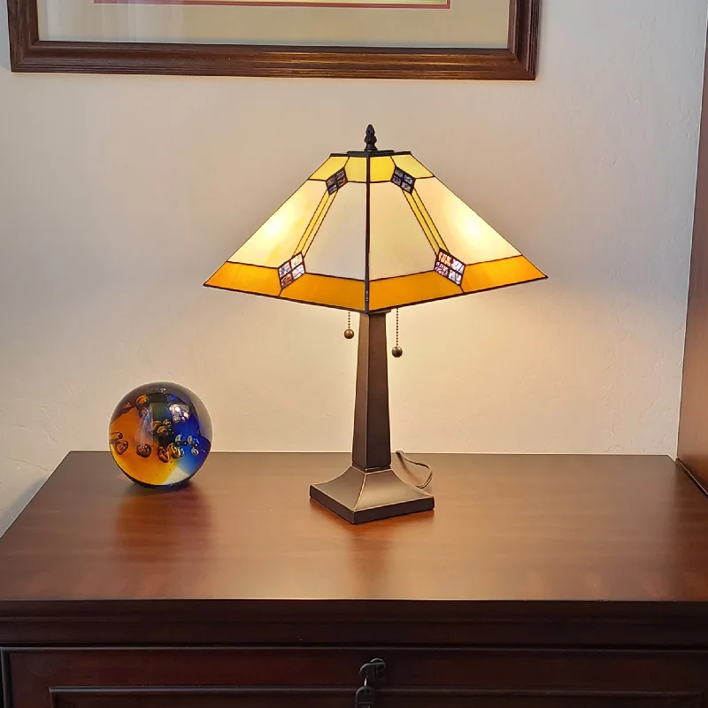 art deco table lamps with geometric shapes for a retro touchart deco table lamps with geometric shapes for a retro touch21" Amber Cream and Blue Stained Glass Two Light Mission Style Table Lamp By Homeroots art deco table lamps with geometric shapes for a retro touchart deco table lamps with geometric shapes for a retro touch21" Amber Cream and Blue Stained Glass Two Light Mission Style Table Lamp By Homeroots