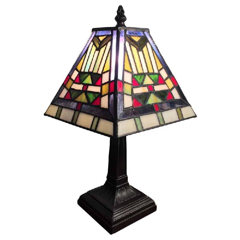 art deco table lamps with geometric shapes for a retro touchart deco table lamps with geometric shapes for a retro touchAlaina 1-light Tiffany-style 7.5-inch Table Lamp