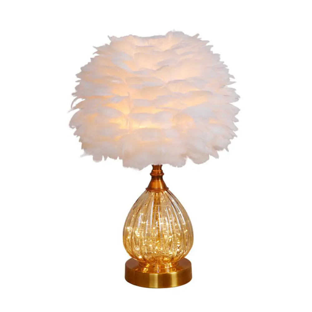 rustic farmhouse table lamps for cozy kitchensrustic farmhouse table lamps for cozy kitchensModern Amber Glass Droplet Night Light with White Table Lamp and Feather Shade rustic farmhouse table lamps for cozy kitchensrustic farmhouse table lamps for cozy kitchensModern Amber Glass Droplet Night Light with White Table Lamp and Feather Shade