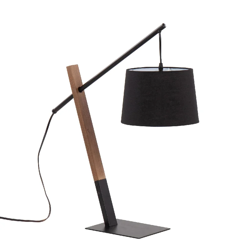 fabric table lamps with a linen shade for a relaxed and breathable lookfabric table lamps with a linen shade for a relaxed and breathable lookArcher Table Lamp Black By LumiSource